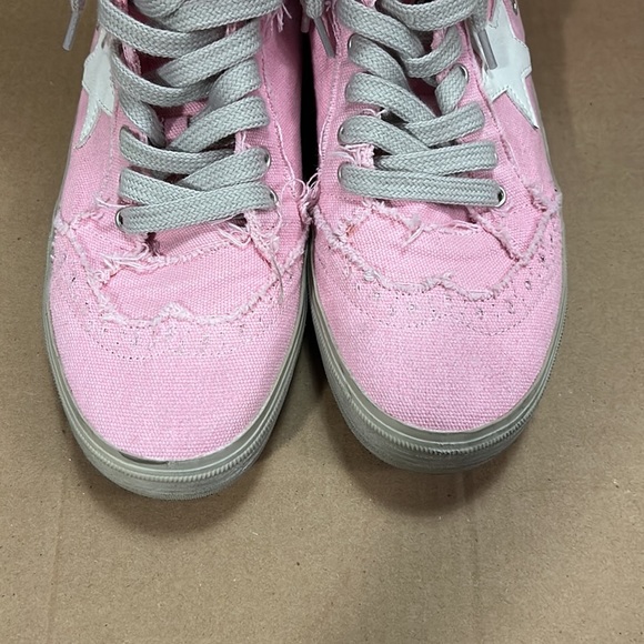 WOMEN’S ShuShop Pink Canvas Paulina Sneaker size 10 - Picture 8 of 11